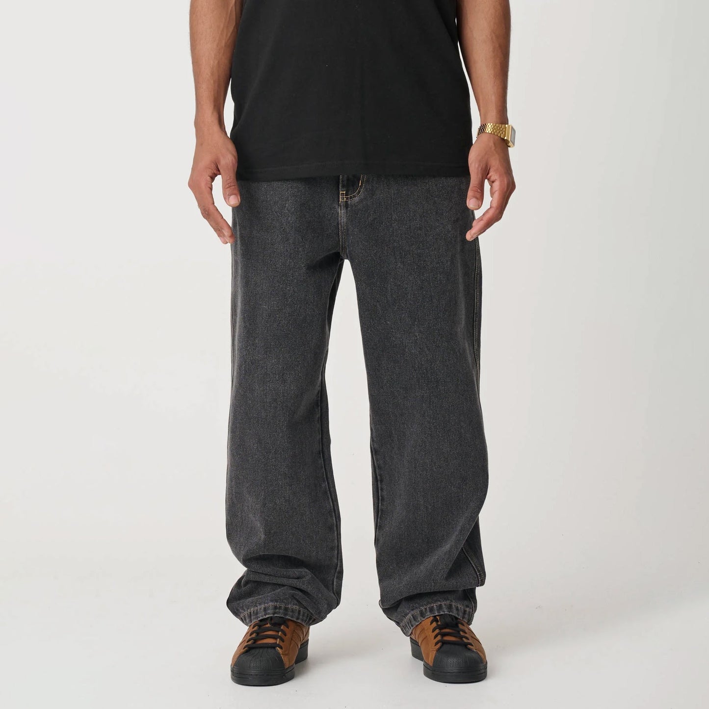 Baggy Bull Denim 91 Pant - Washed Black