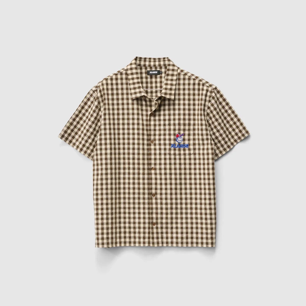 Smile SS Shirt - Brown