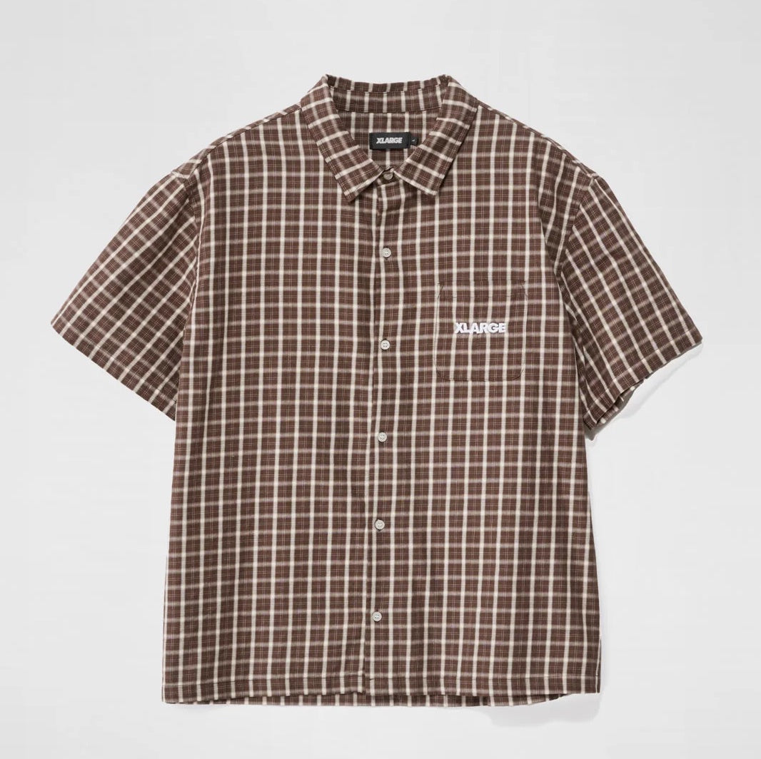 Italic SS Shirt - Brown