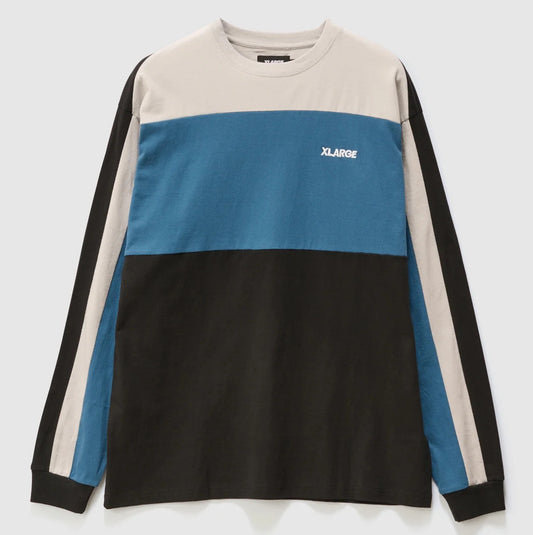 Italic Panel LS Tee - Fog