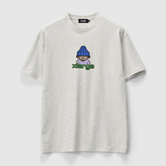 Grin SS Tee - Ash Heather