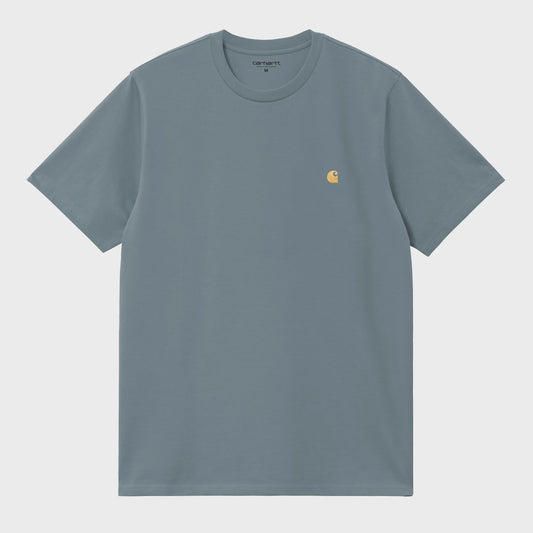 S/S Chase T-Shirt - Angelite / Gold