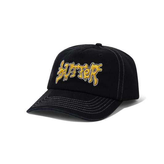 Blotch 5 Panel Cap - Black