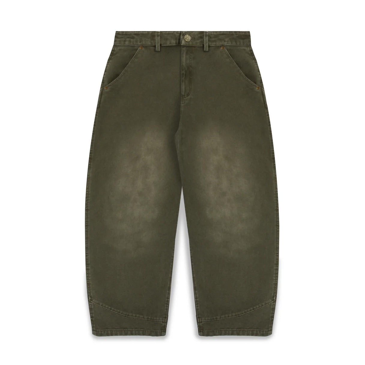 Seeker Washed Denim Jean - Olive
