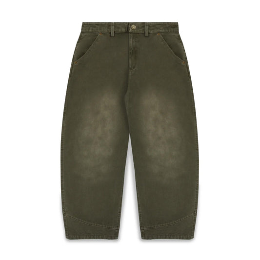 Seeker Washed Denim Jean - Olive