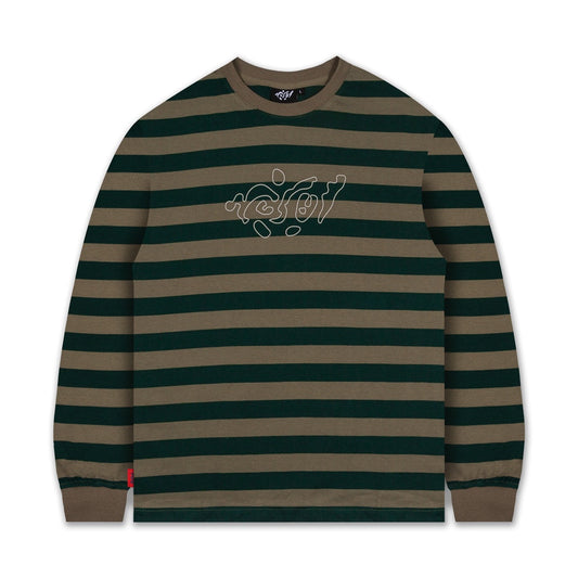 Jigsaw Stripe Long Sleeve - Green