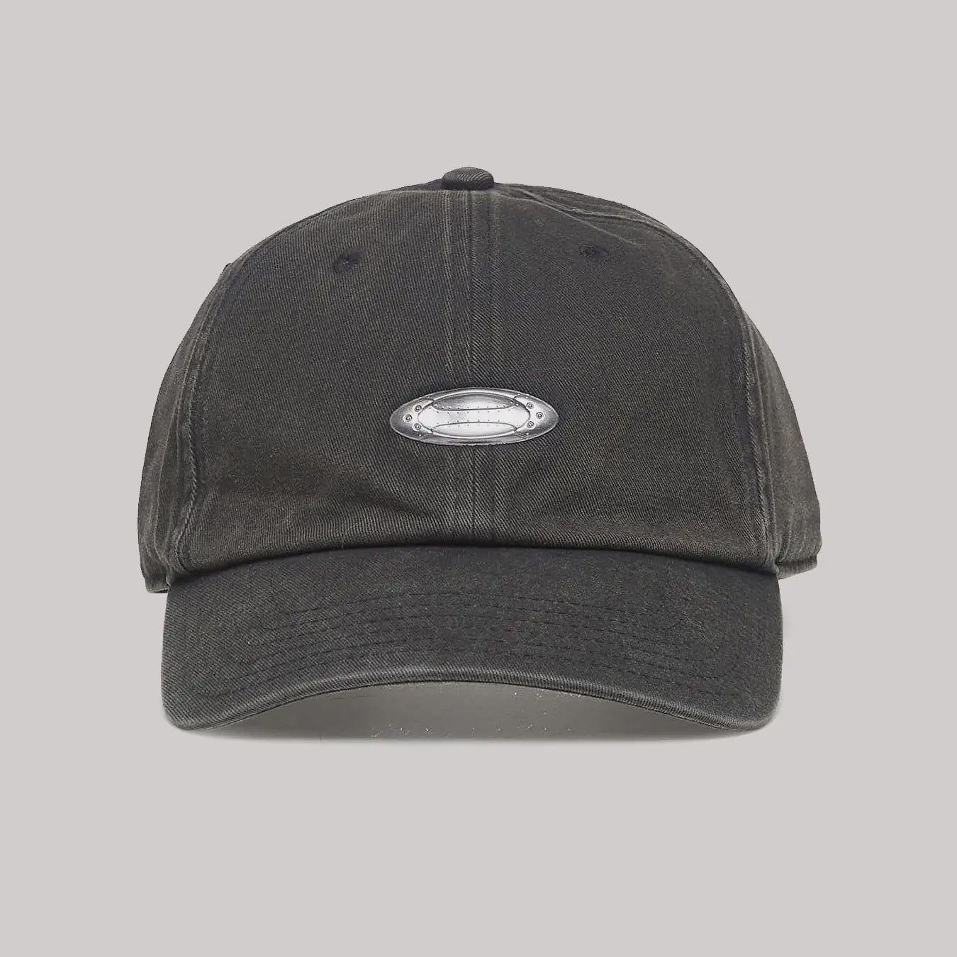 Oakley Heritage Metal Ellipse Dad Hat - Pitch Black