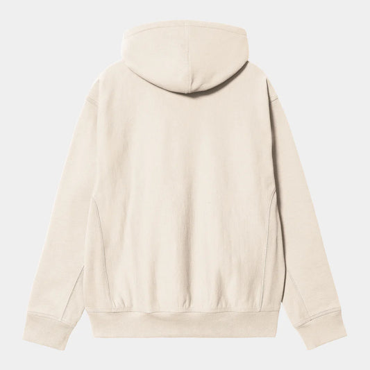 Hooded American Script Sweat - Moonbeam