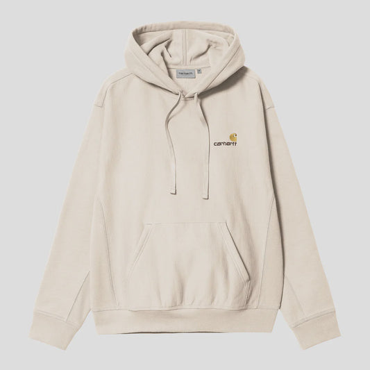 Hooded American Script Sweat - Moonbeam