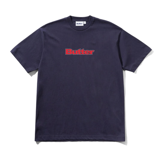 Outline Logo Tee - Navy
