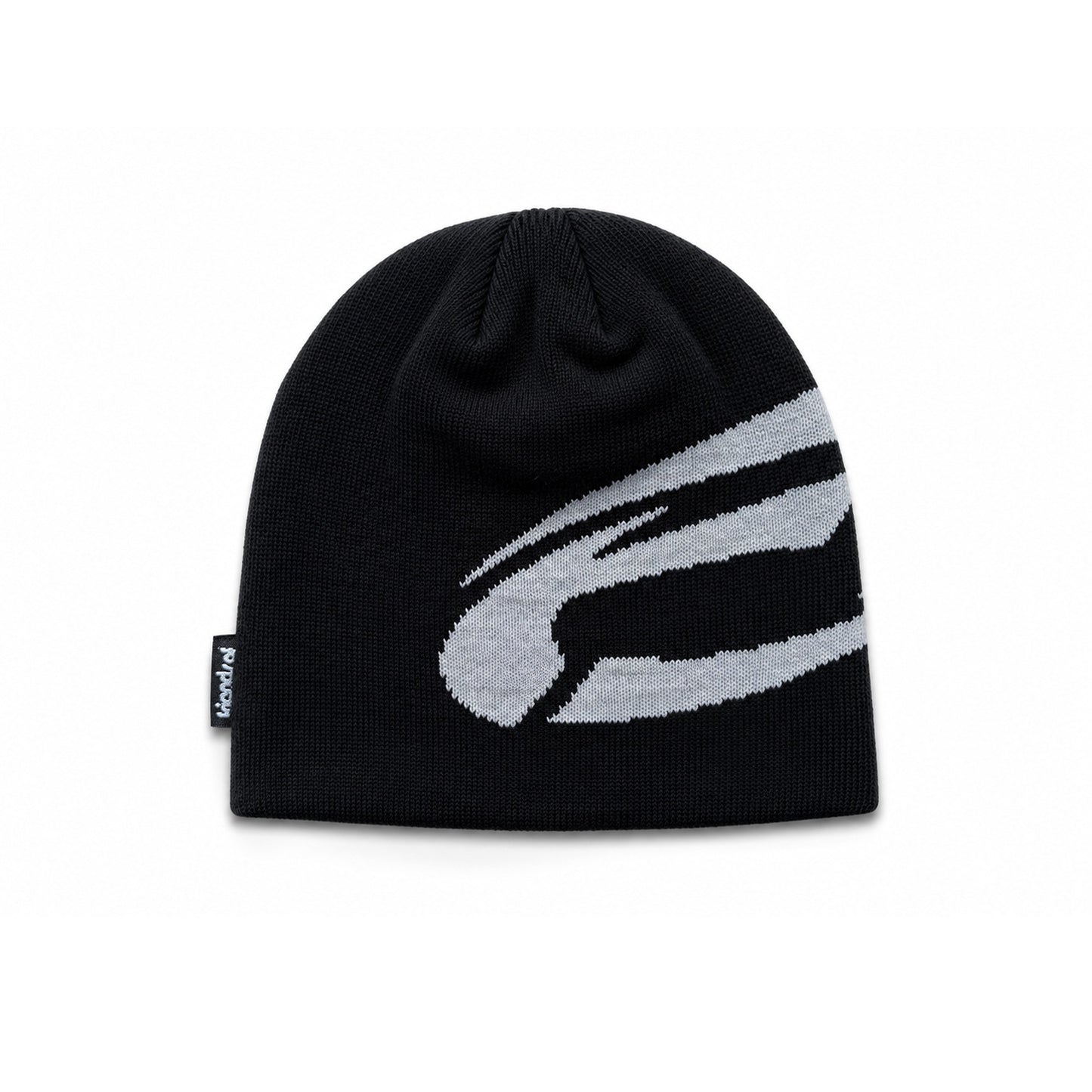 FO 'Oval' Skull Beanie - Black / Grey