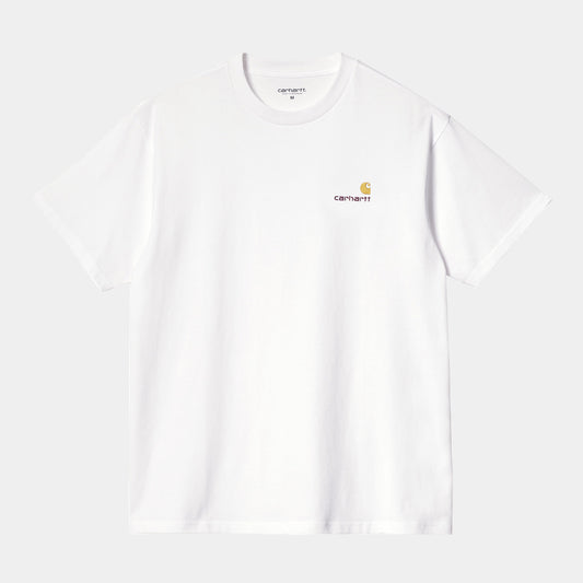 S/S American Script T-Shirt - White