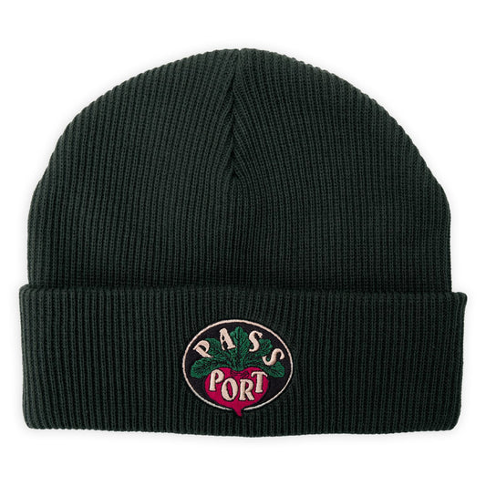 Radish Beanie - Pine Green