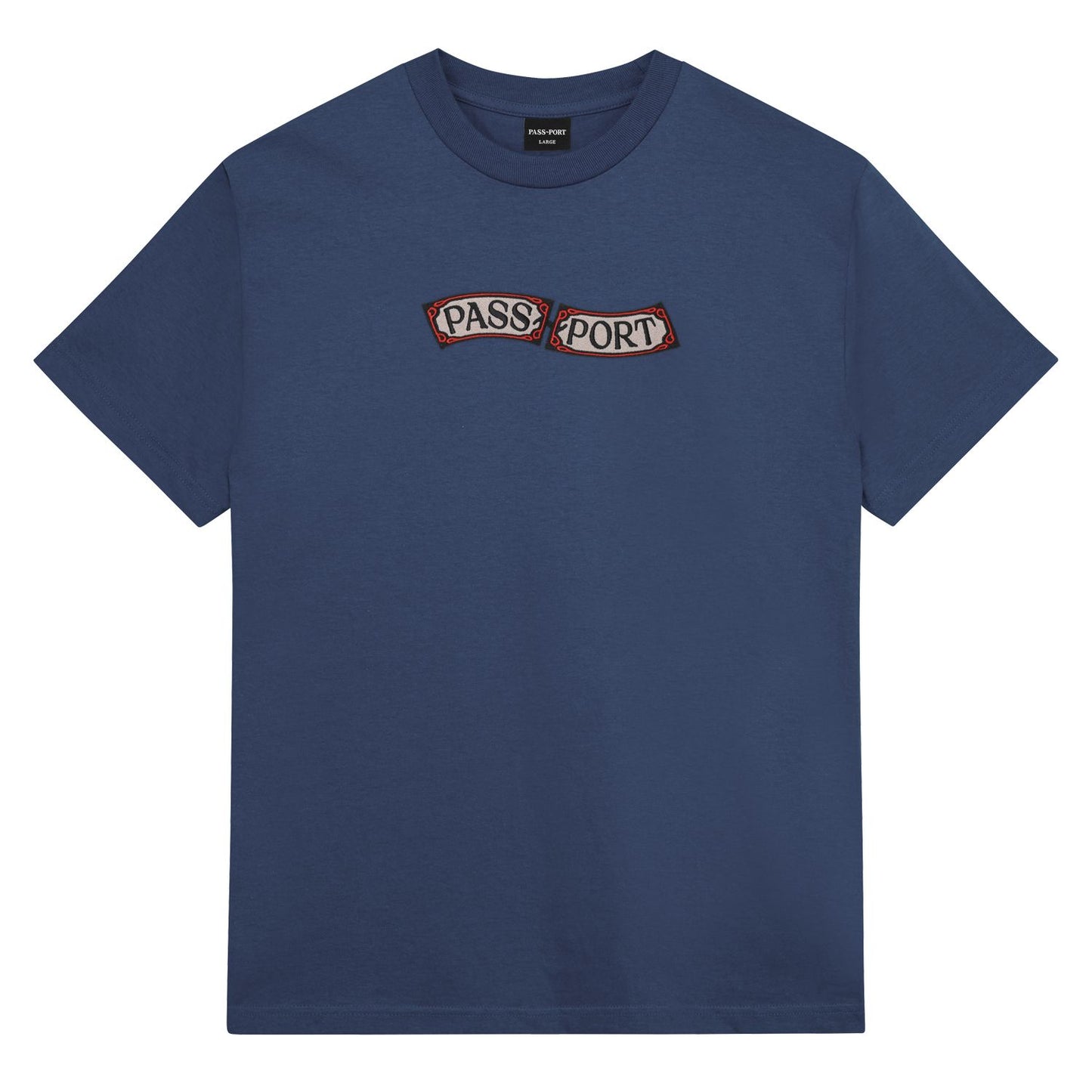 Red Flag Tee - Harbour Blue