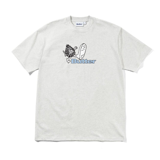 Steppin' Logo Tee - Ash