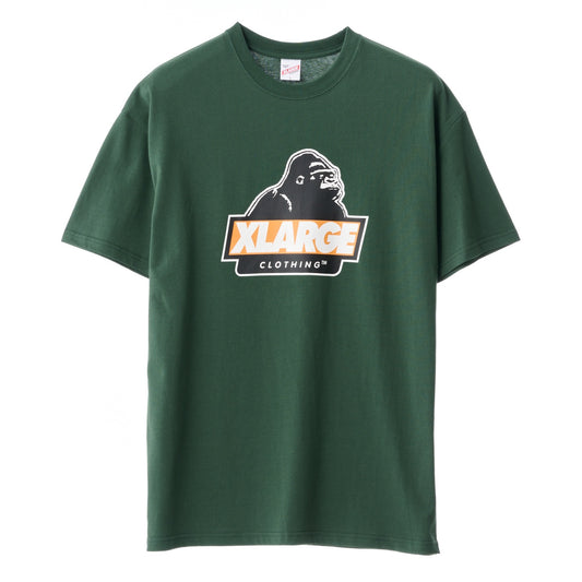 Slanted SS Tee - Forest