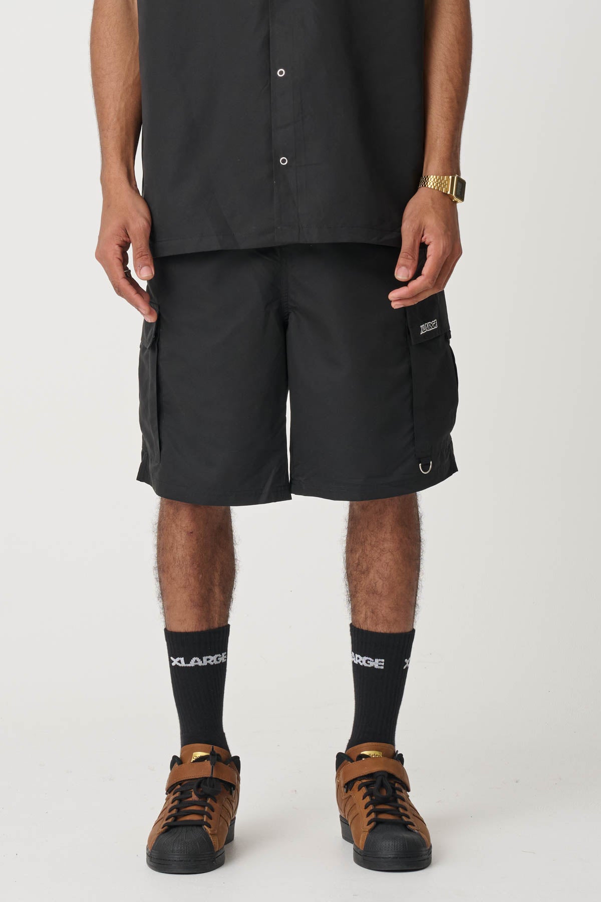 Tech Cargo Overshort - Black