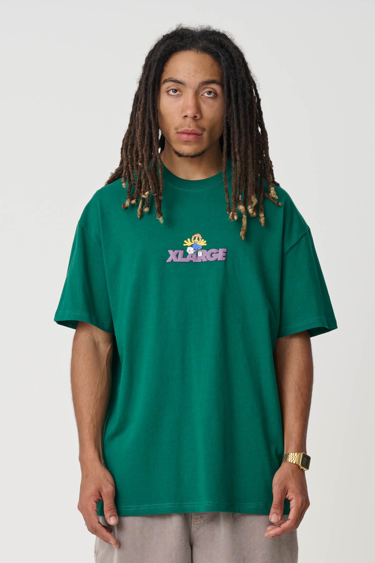 Dice Roll Tee - Bottle Green