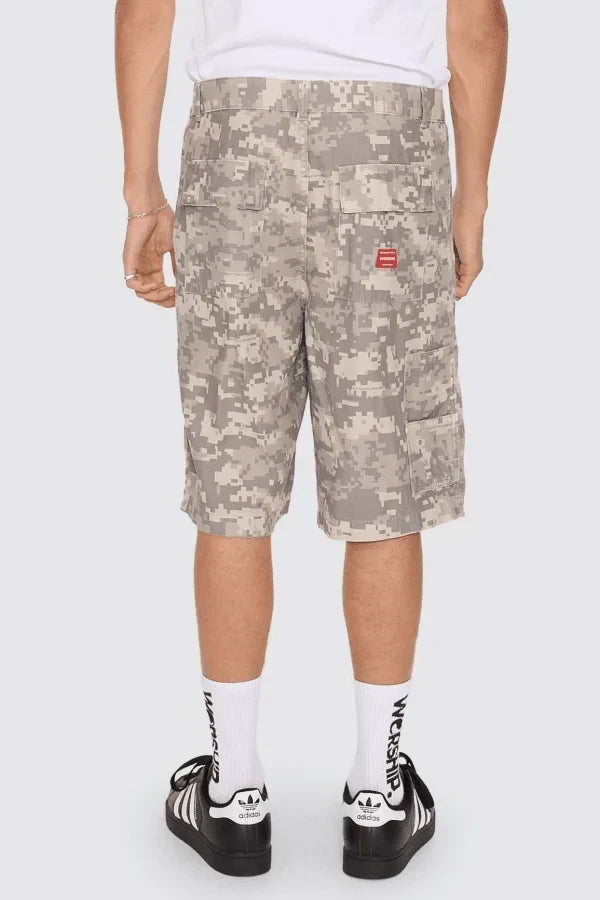 Washed Fatigue Short - Dust Camo