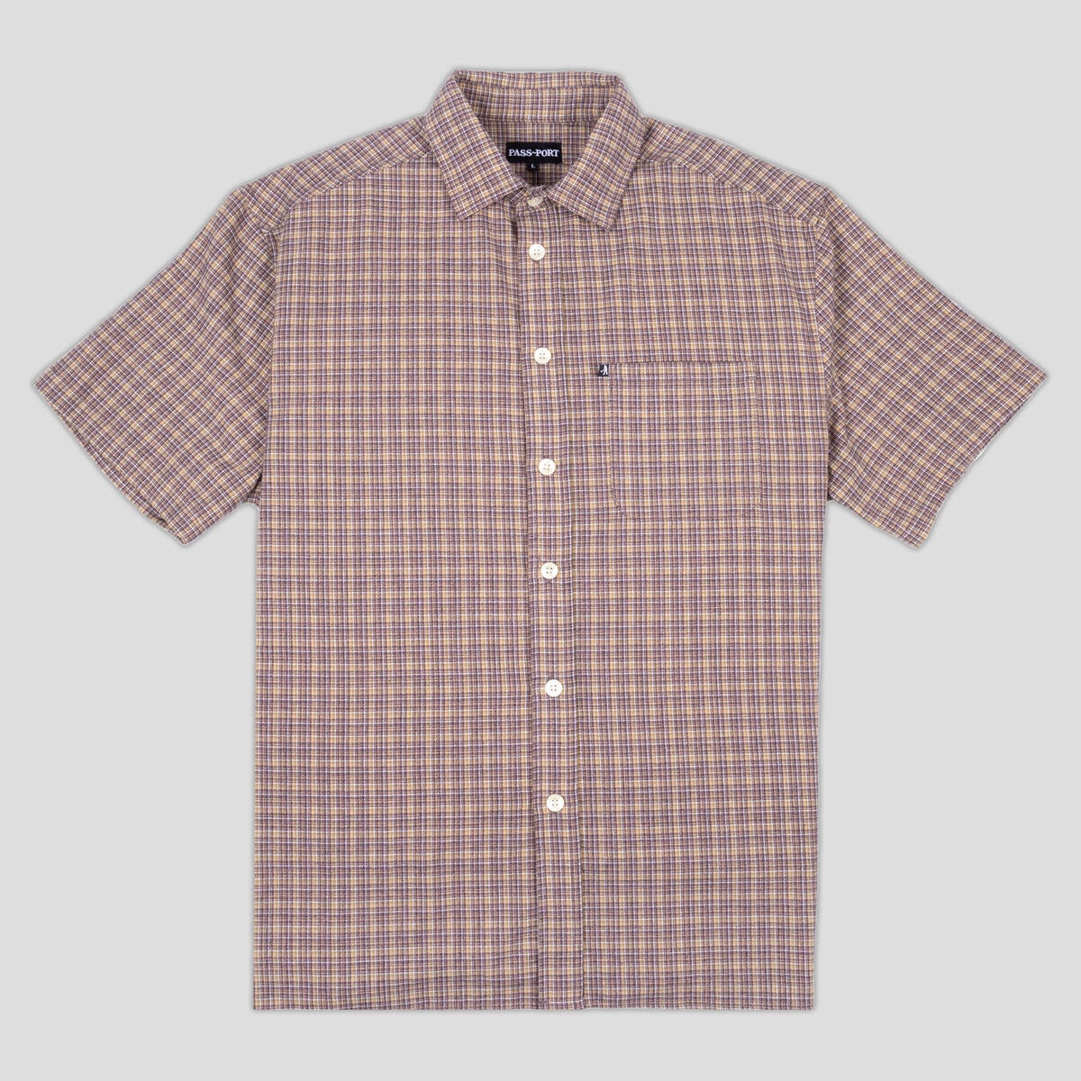 Workers Check S/S Shirt - Honeycomb