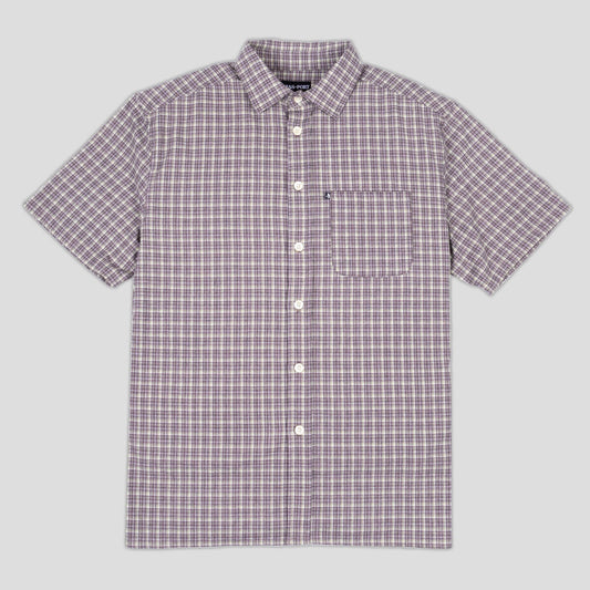 Workers Check S/S Shirt - Choc Mint
