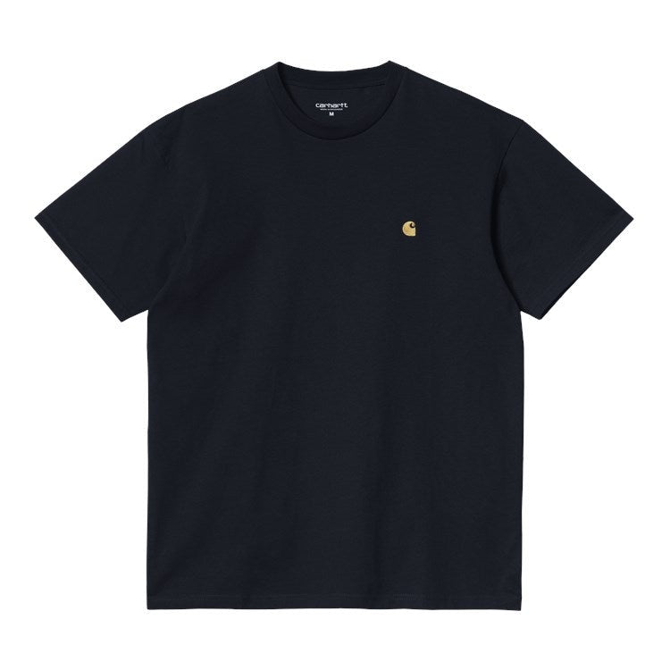 S/S Chase T-Shirt - Dark Navy / Gold