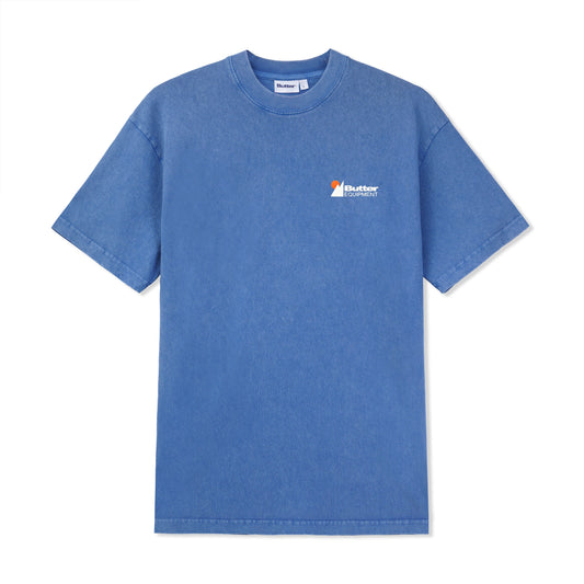 Distressed Pigment Dye Tee - Pacific