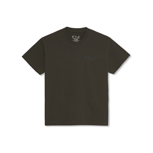 Stroke Logo Tee - Dirty Black