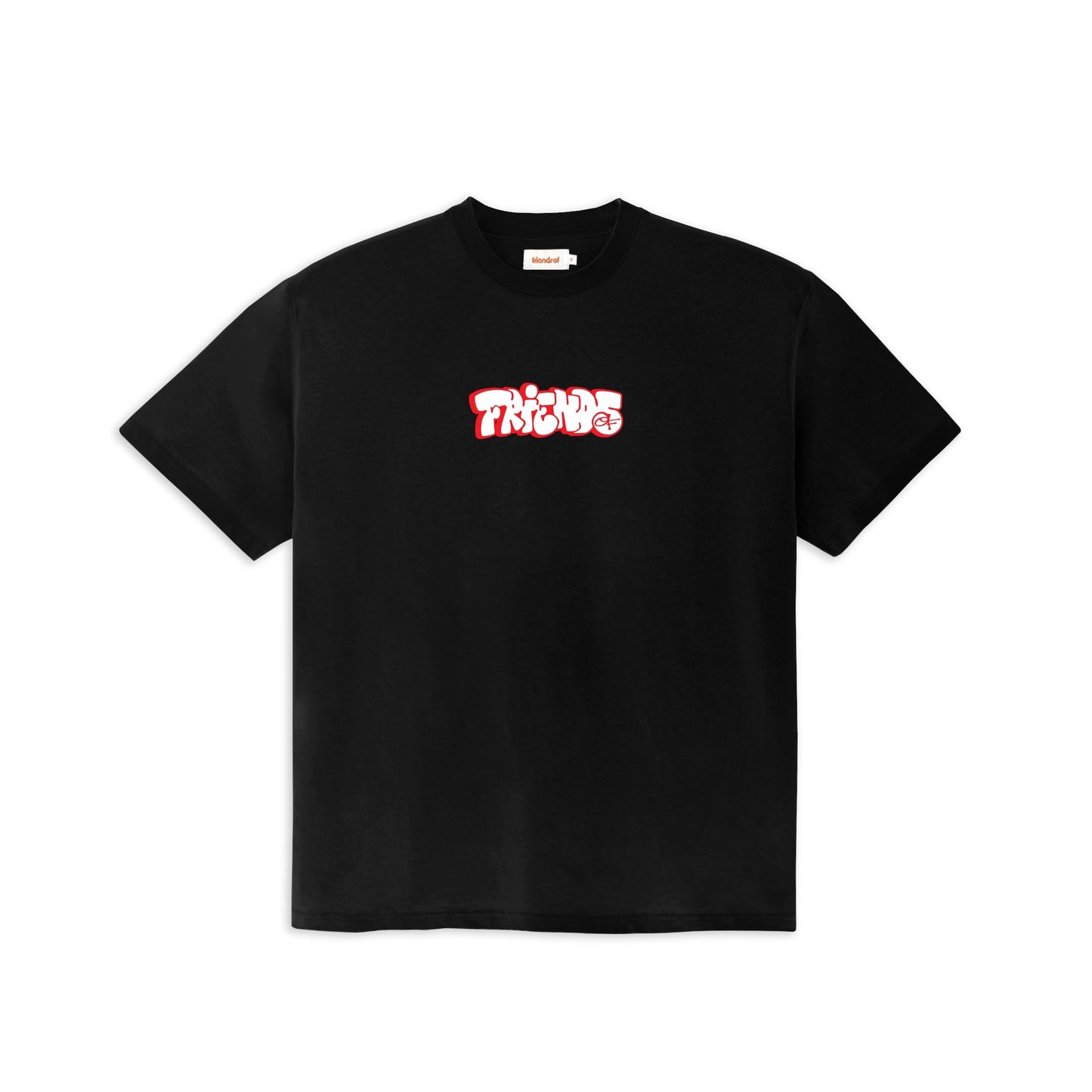 Friends Of 'Throwie' T-Shirt - Black/Red