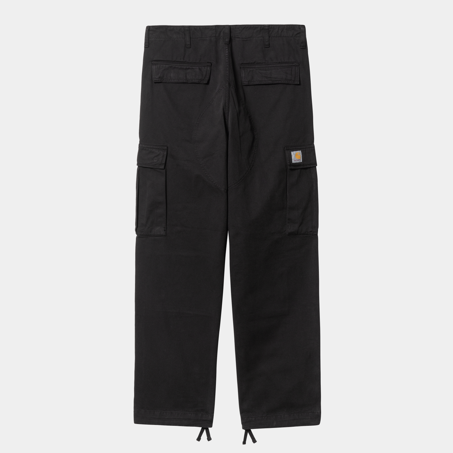 Regular Cargo Pant - Black Garment Dyed